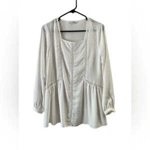 RO&DE women’s white blouse